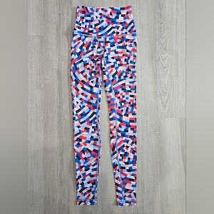 Lululemon Wunder Under Pant Hi-Rise Capoeira Multi Confett Yoga Gym Size 4